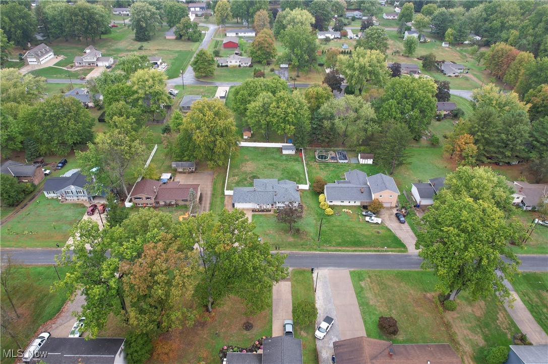3123 Clearview Road Ravenna, OH 44266 - Photo 44 of 44 Aerial view of property and surrounding area with nearby suburban area