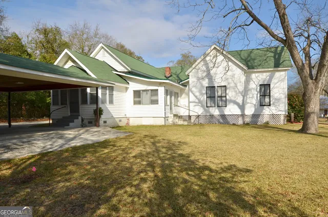 a view of swimming pool with an outdoor space