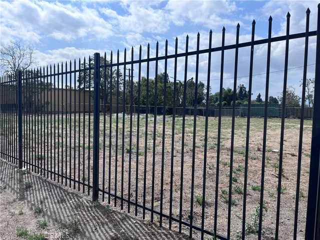 a view of a street with a houses