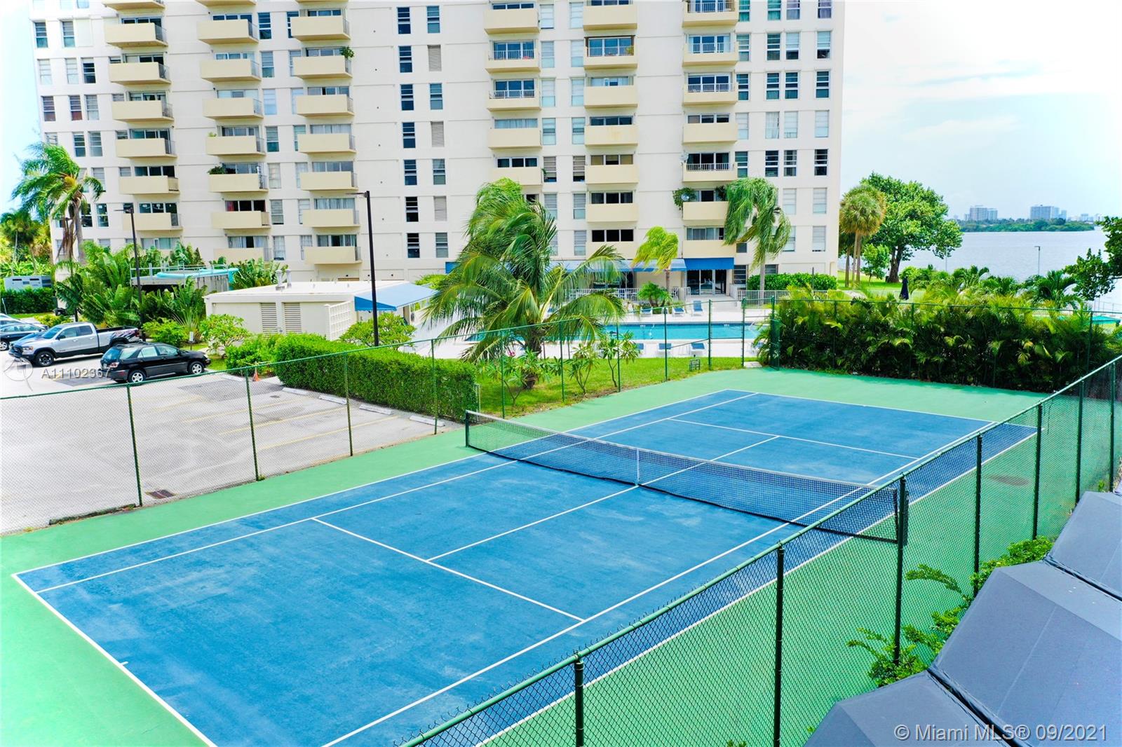 880 Northeast 69th Street, Unit 1D Miami, FL 33138 - Photo 8 of 15 a view of a tennis court