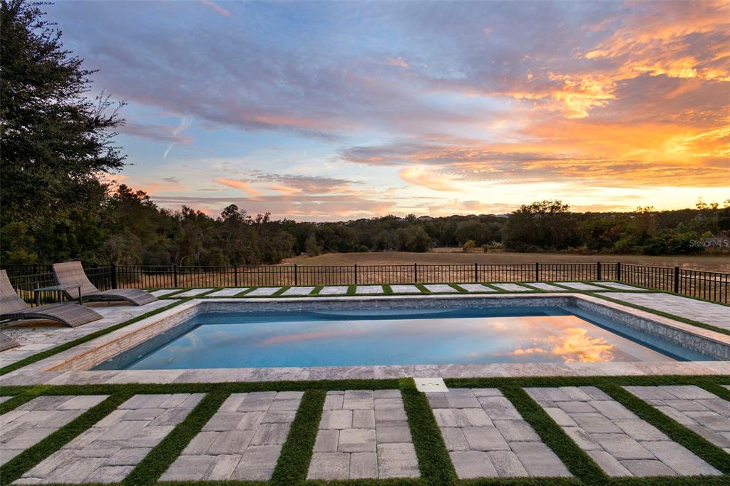 2342 Kaley Ridge Road Clermont, FL 34715 - Photo 24 of 54 a view of a swimming pool with a lounge chair