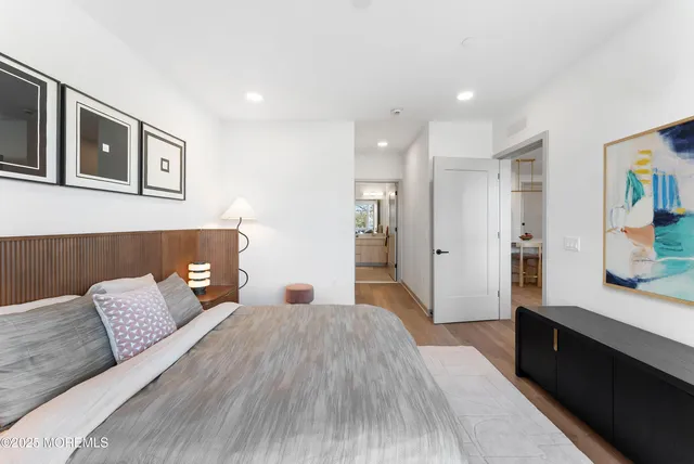 a bed room with a bed and a couch