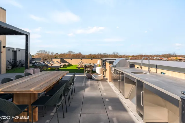 a view of a balcony with city view