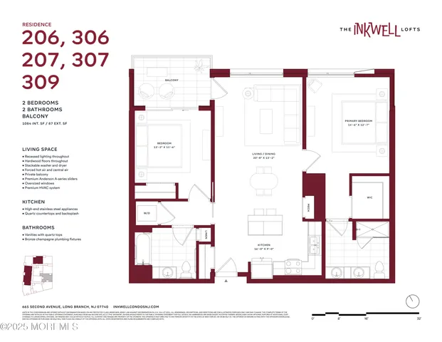 $1,115,000 | 665 2nd Avenue, Unit 309, Long Branch, NJ 07740