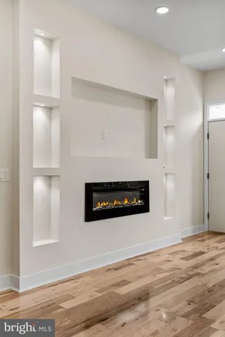 a view of a livingroom with a staircase