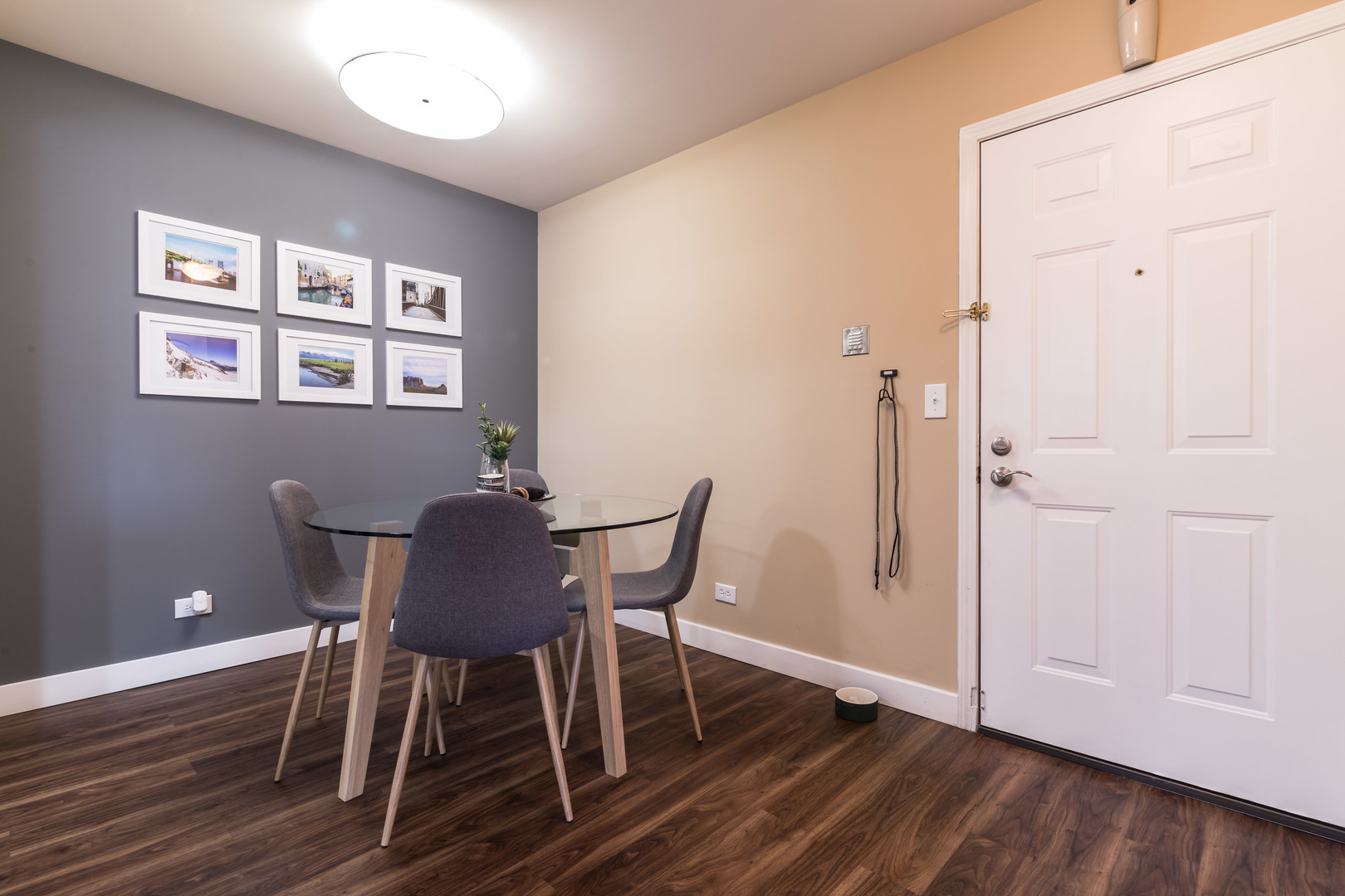 Undisclosed Address Wheaton, IL 60189 - Photo 8 of 17 a view of a dining room with furniture wooden floor and a potted plant
