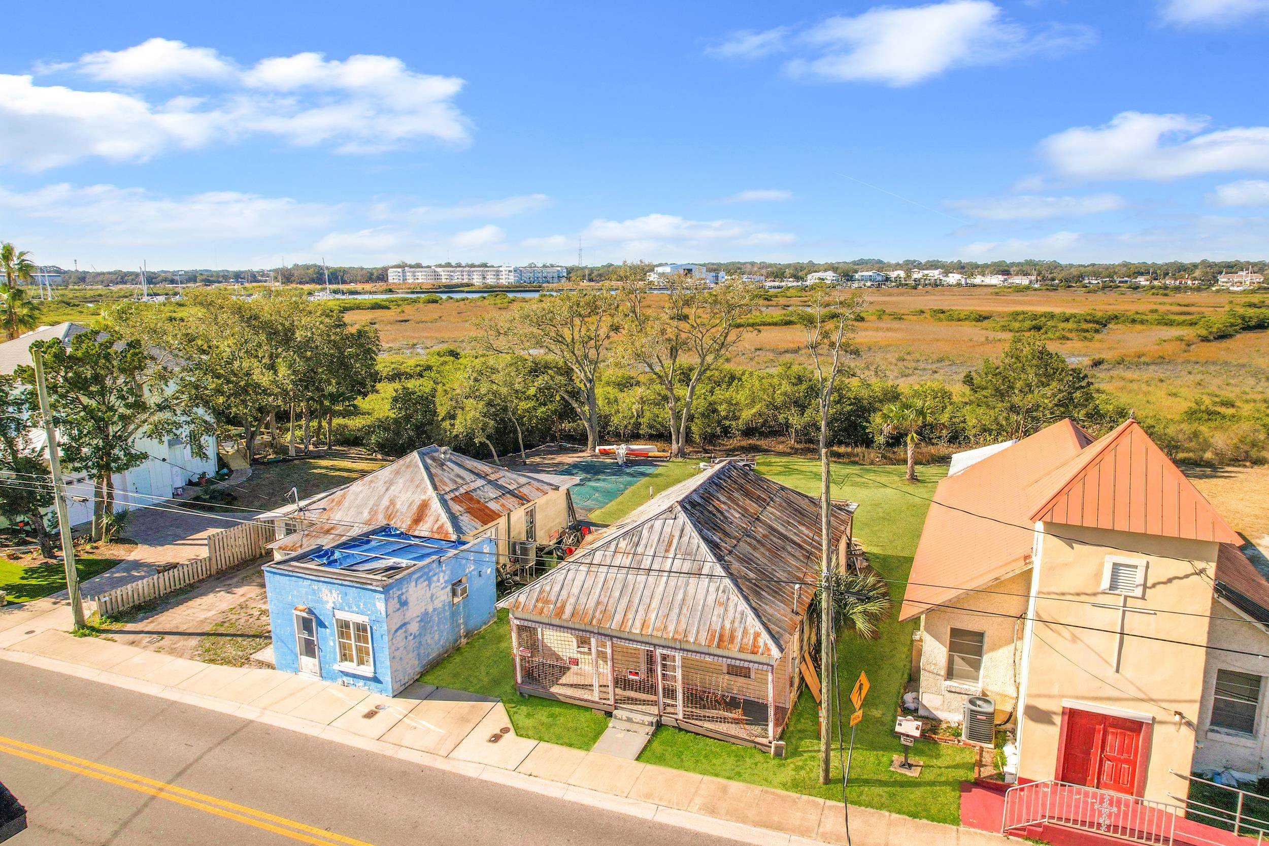 224 Riberia Street St. Augustine, FL 32084 - Photo 3 of 10 Aerial view