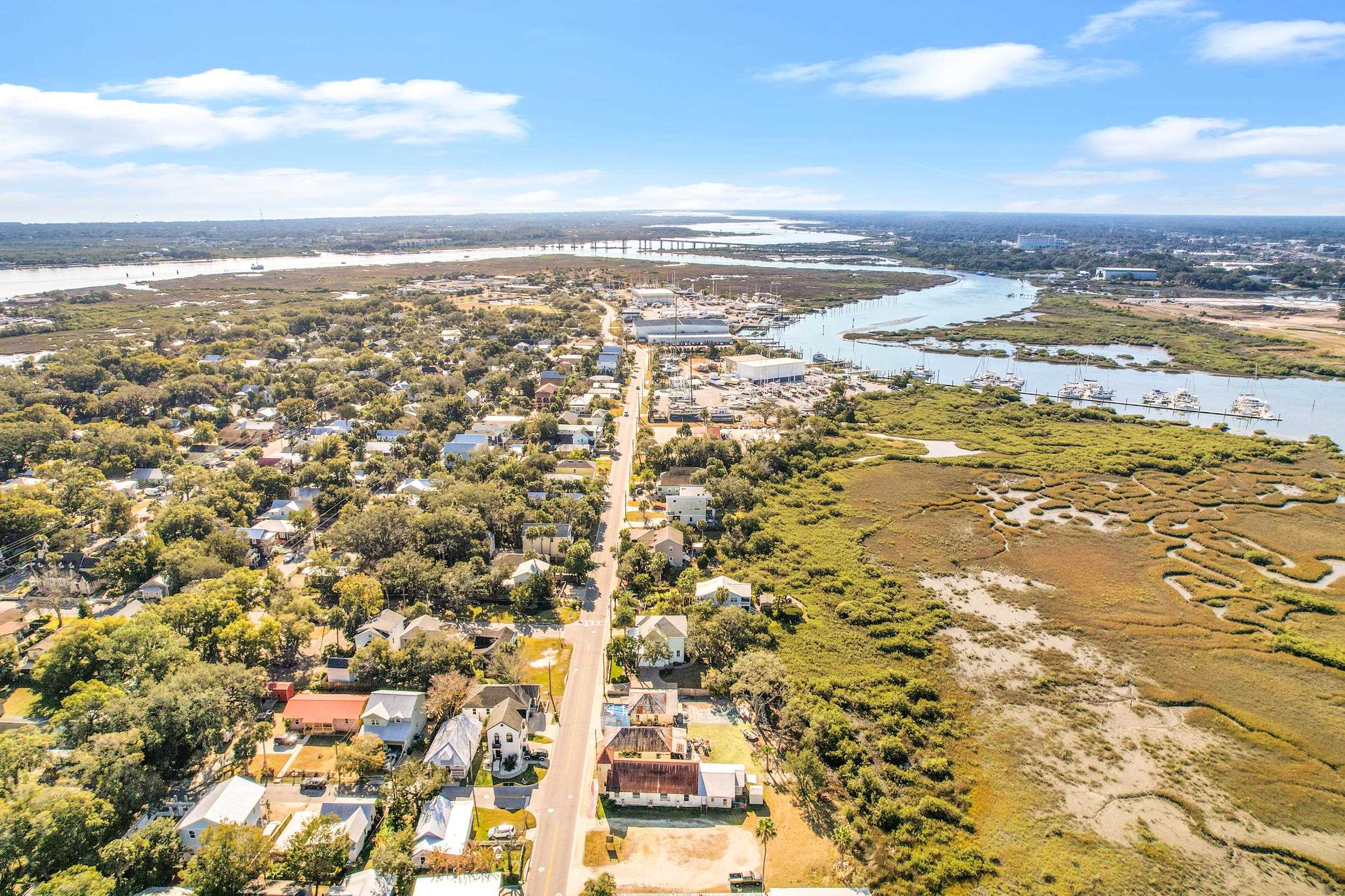 224 Riberia Street St. Augustine, FL 32084 - Photo 5 of 10 View of property location with a nearby body of water and nearby suburban area