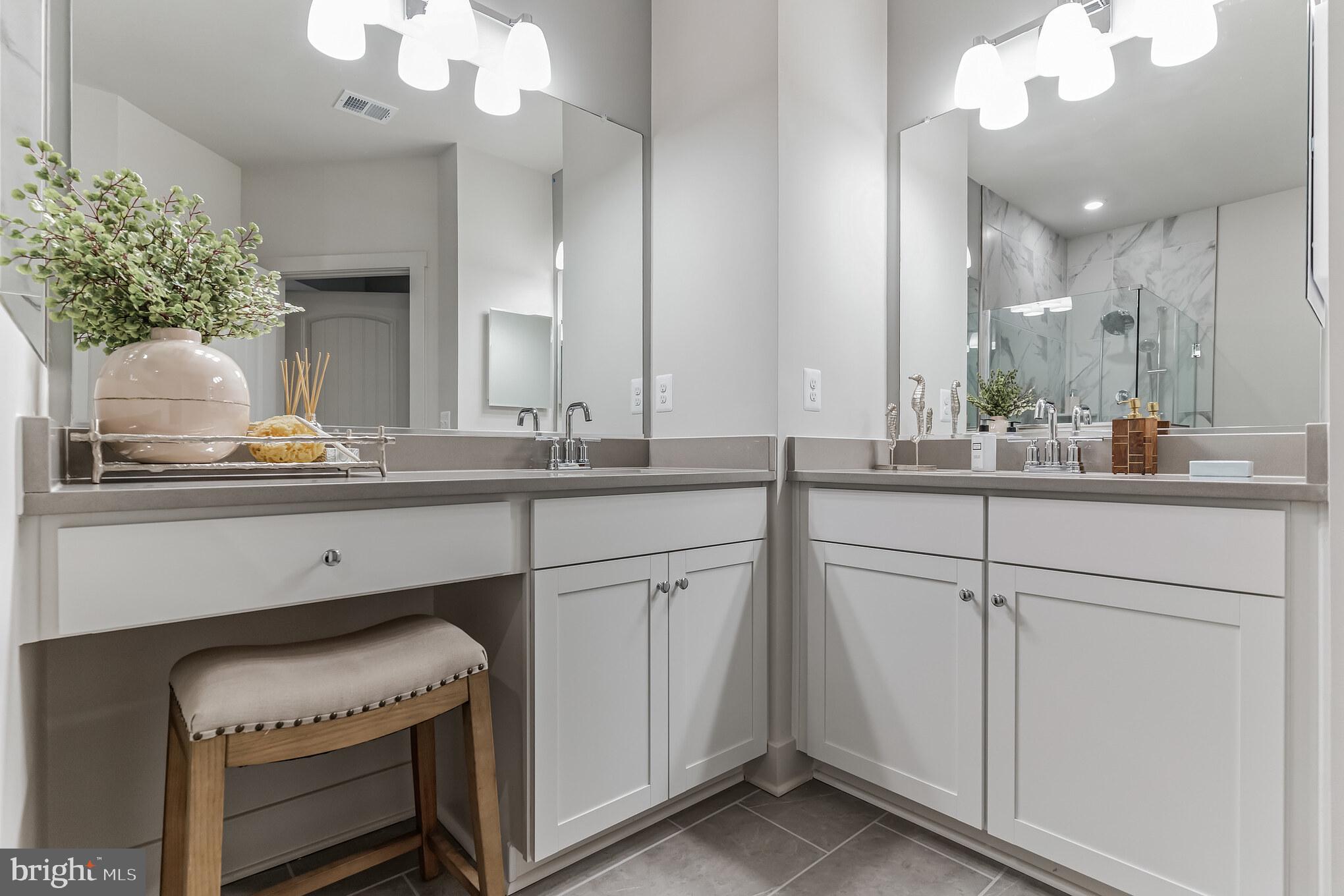 132 Wheelhouse Way Chester, MD 21619 - Photo 28 of 66 a bathroom with a sink and a mirror