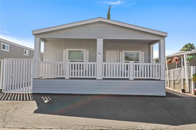 a view of a house with wooden floor