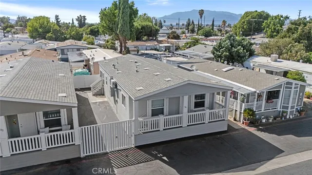 a view of a house with a deck