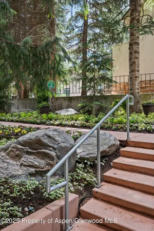a view of a wooden bridge