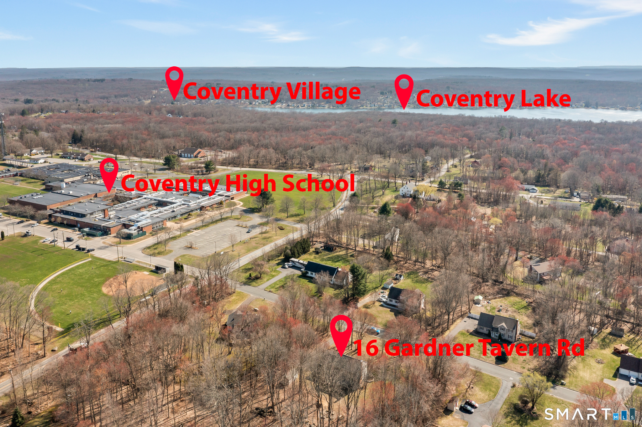 16 Gardner Tavern Road Coventry, CT 06238 - Photo 35 of 40 Conveniently located within walking distance to Coventry High School, Captain Nathan Hale Middle School, Coventry Village and Coventry Lake