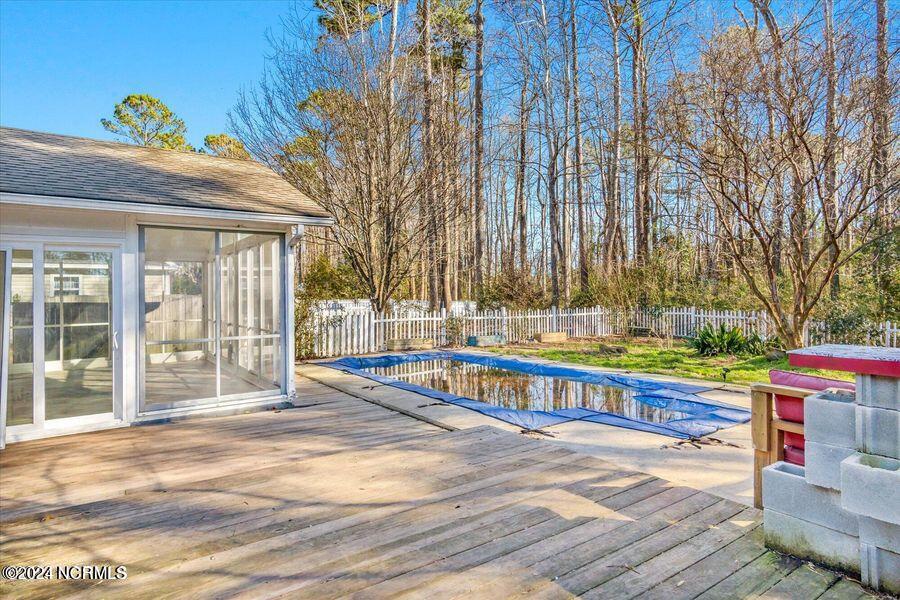 310 Neuchatel Road New Bern, NC 28562 - Photo 34 of 46 Rear - Pool
