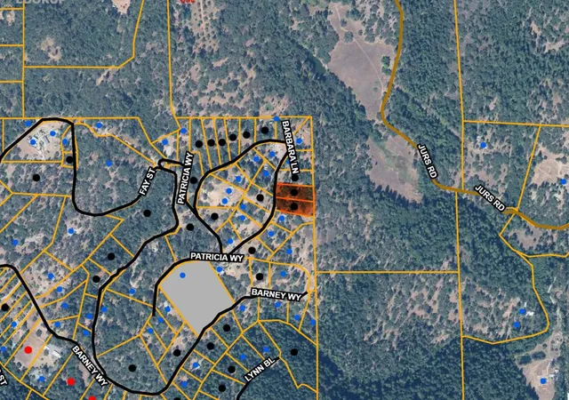 view of a black and white photo