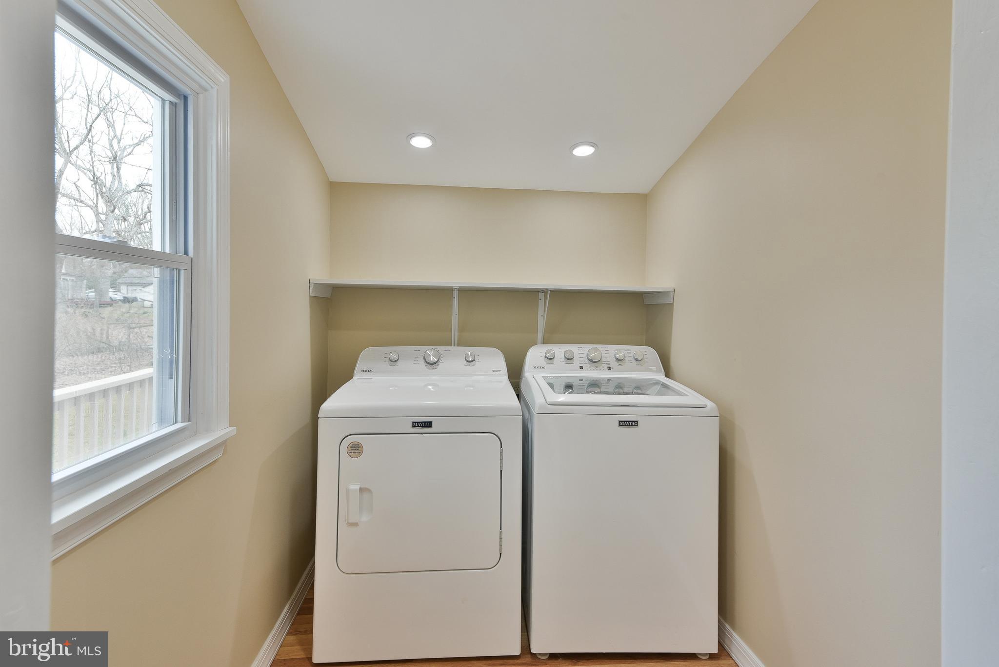 6166 Mechanicsville Road Doylestown, PA 18902 - Photo 22 of 29 a utility room with dryer and washer