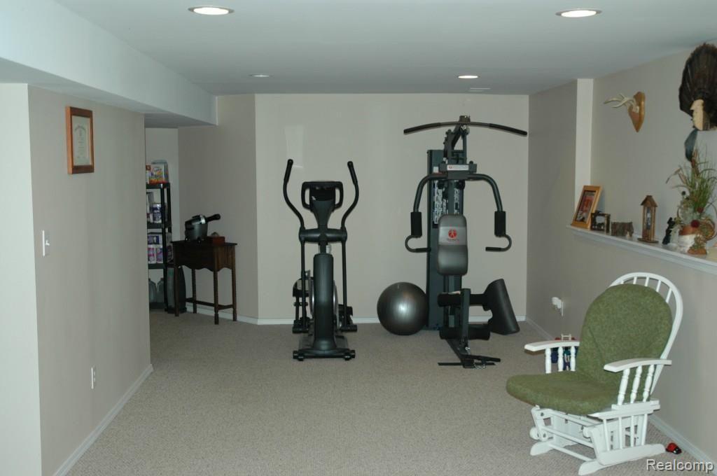 3131 North Summers Road Imlay City, MI 48444 - Photo 25 of 34 Basement workout area