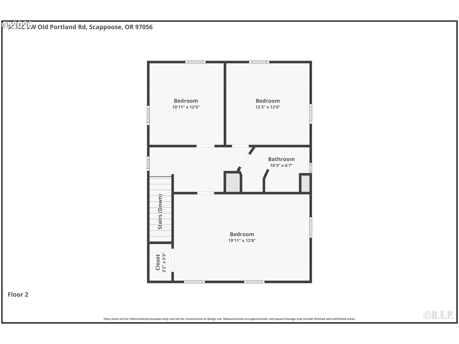 51738 Southwest Old Portland Road Scappoose, OR 97056 - Photo 20 of 22 Floor Plan