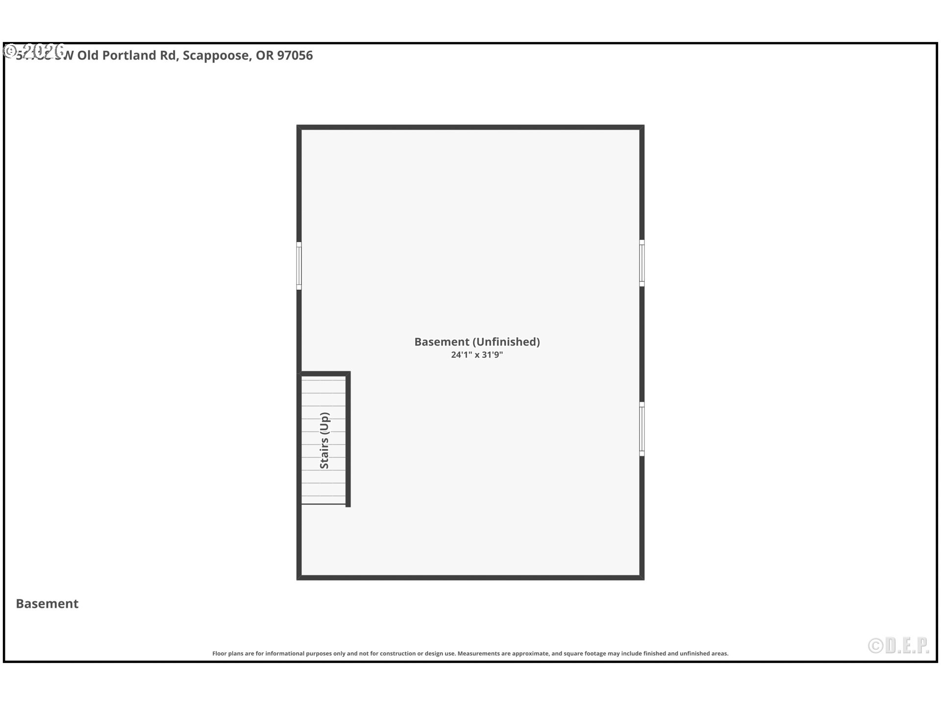 51738 Southwest Old Portland Road Scappoose, OR 97056 - Photo 21 of 22 Floor Plan