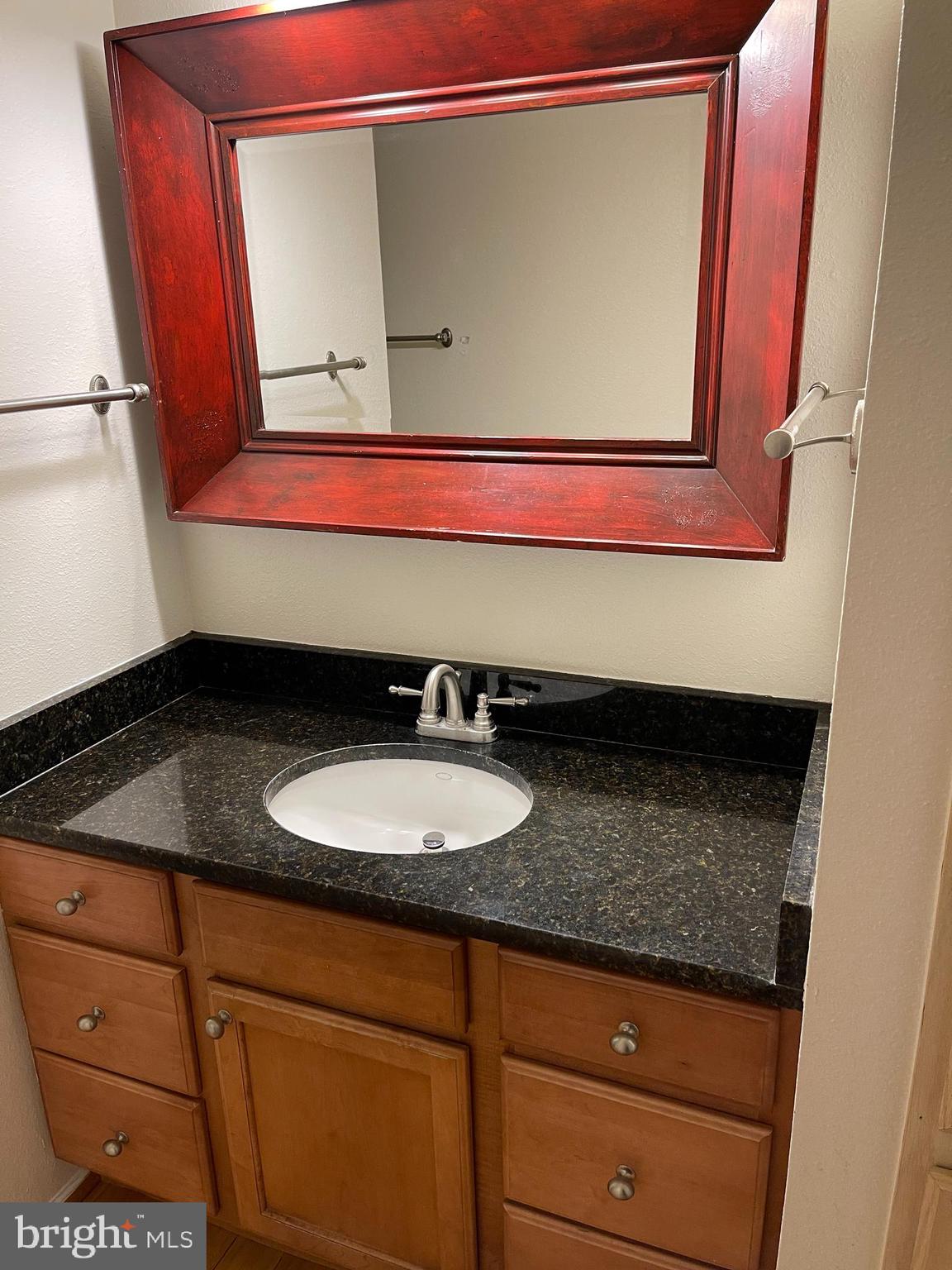 1601 Spring Gate Dr., Unit 1214 McLean, VA 22102 - Photo 14 of 17 a bathroom with a sink and a mirror