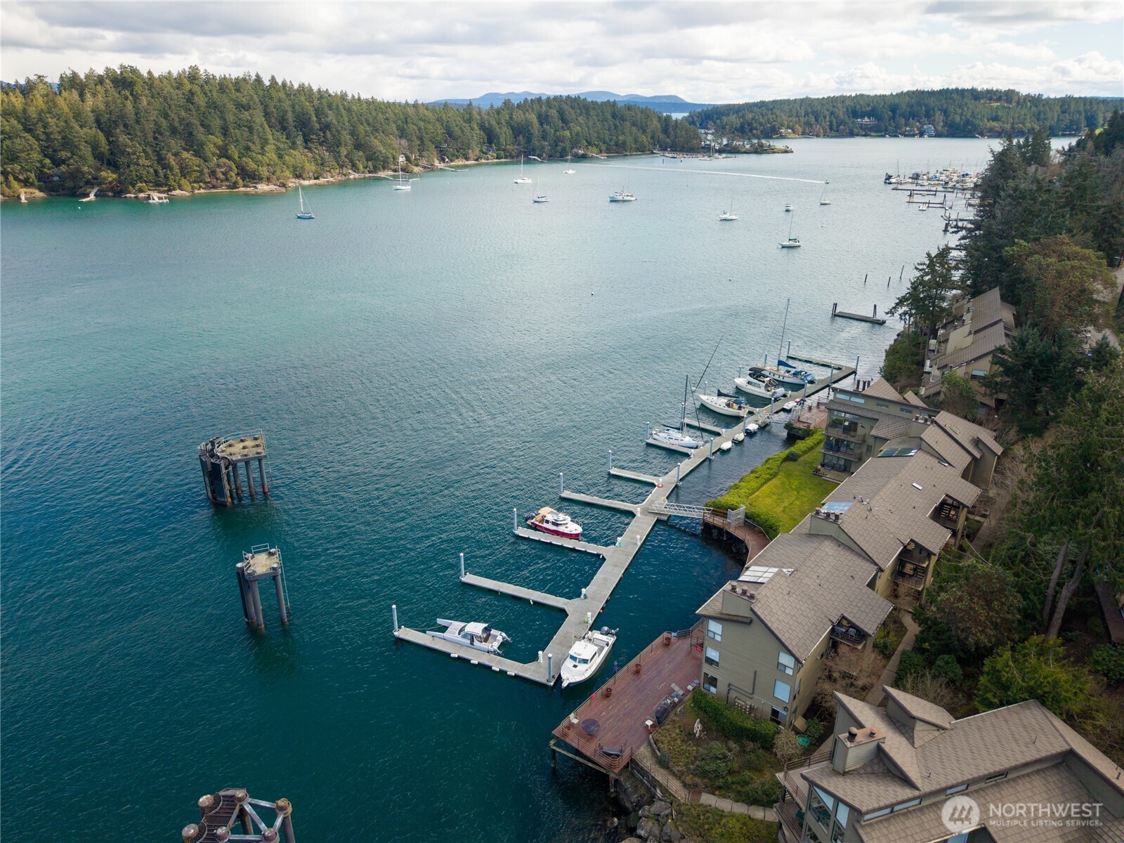 0 Warbass Way, Unit 5 Friday Harbor, WA 98250 - Photo 17 of 22 an aerial view of a house with a lake view
