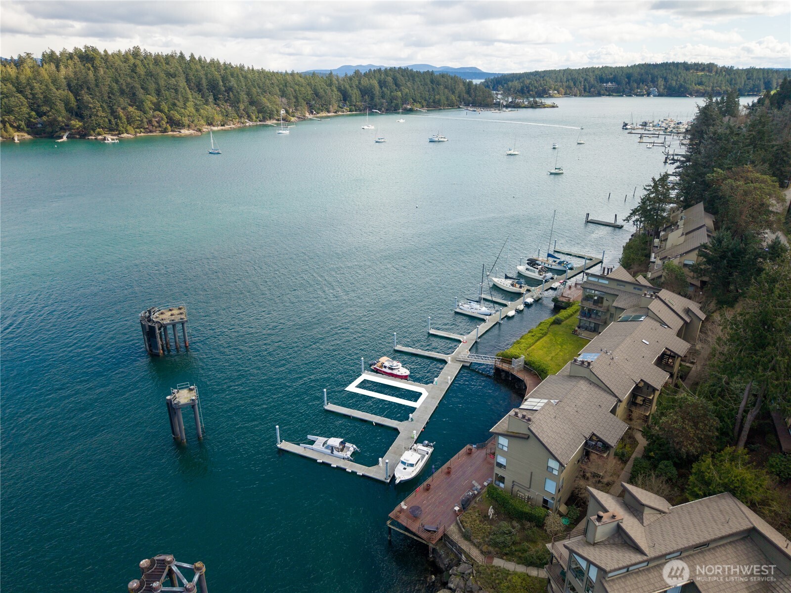 0 Warbass Way, Unit 5 Friday Harbor, WA 98250 - Photo 7 of 22 an aerial view of a house with a lake view