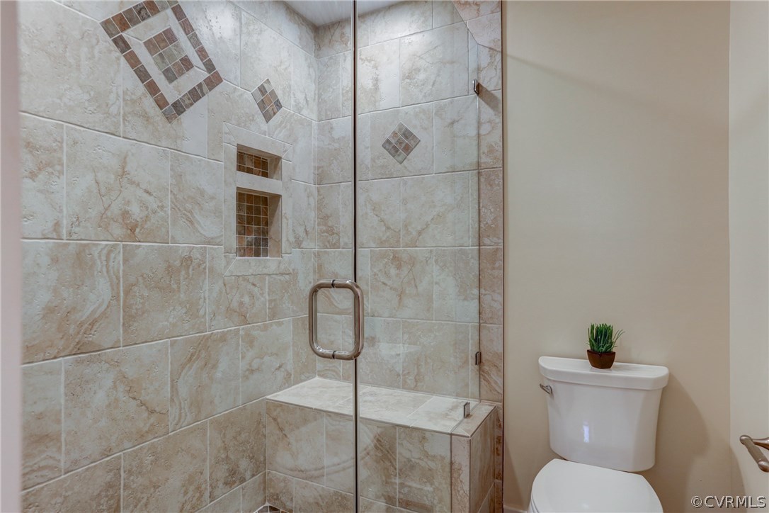 2339 Old Church Road Powhatan, VA 23139 - Photo 25 of 45 Fantastic tiled shower in owners bath, look at the