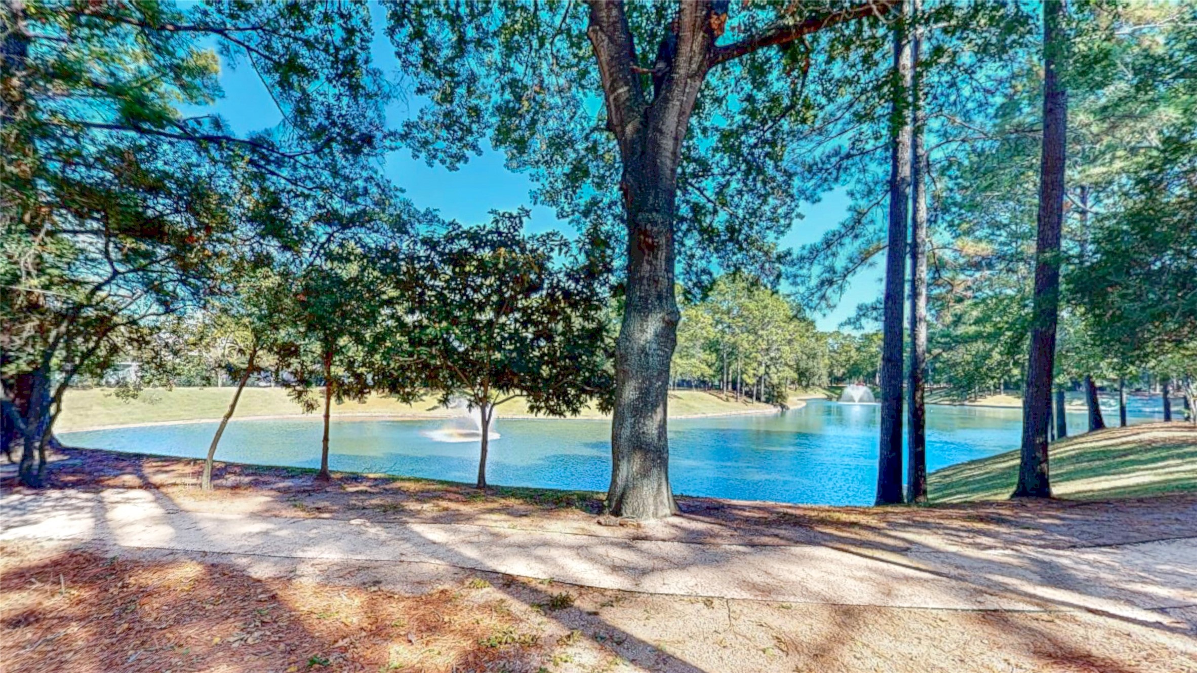 7947 Clarion Way Houston, TX 77040 - Photo 32 of 36 Walking Trails and Pond Entrance Across from the Home