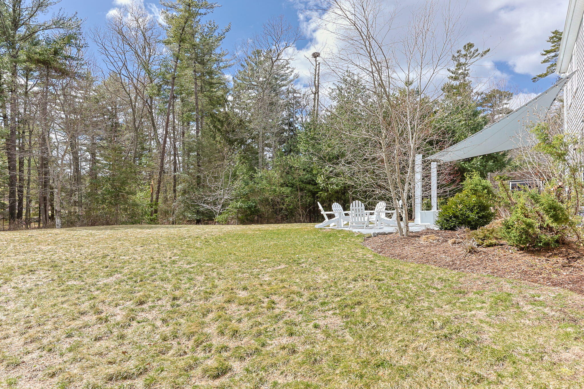 174 Cross Neck Road Marion, MA 02738 - Photo 38 of 41 a view of a yard with an trees