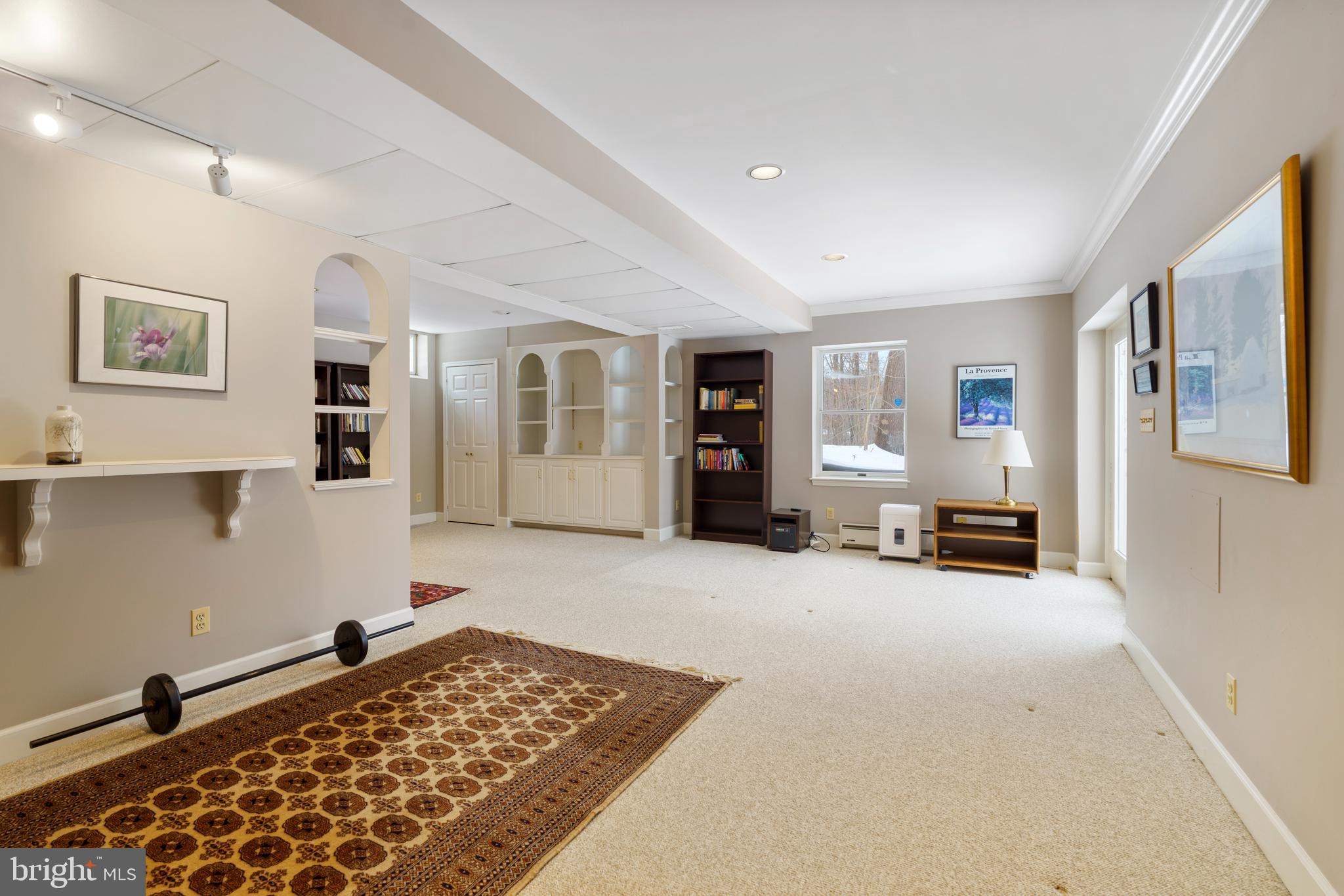 14225 Sawmill Court Phoenix, MD 21131 - Photo 33 of 43 Lower Level Shelving Conveys