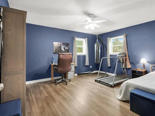 a view of a lake with a mountain