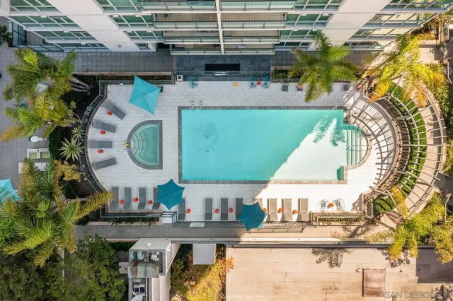 a room with a table and chairs