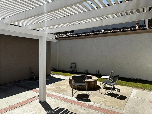 a room with furniture