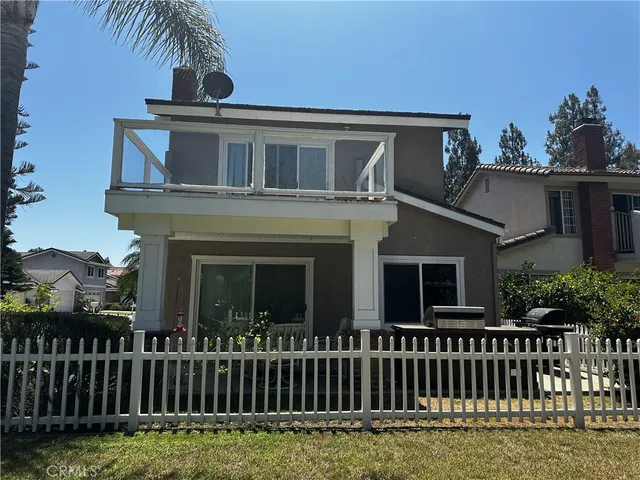 a outdoor seating area with furniture
