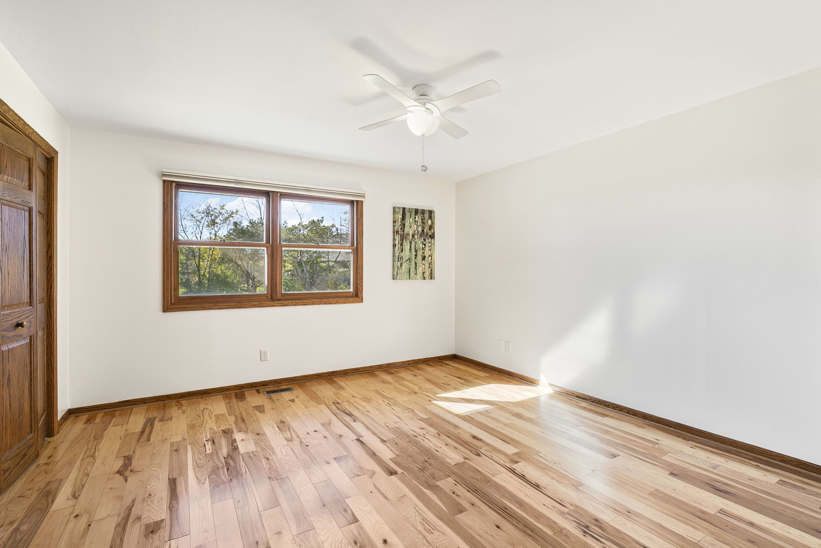 10201 Fox Bluff Lane Spring Grove, IL 60081 - Photo 12 of 26 wooden floor in an empty room with a window