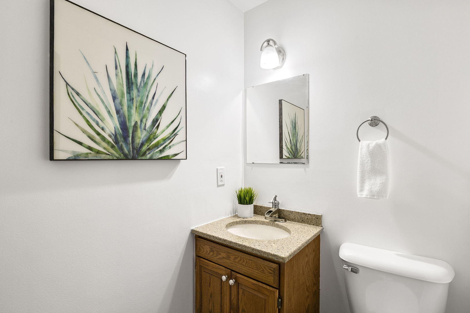 10201 Fox Bluff Lane Spring Grove, IL 60081 - Photo 16 of 26 a bathroom with a toilet a sink and a mirror