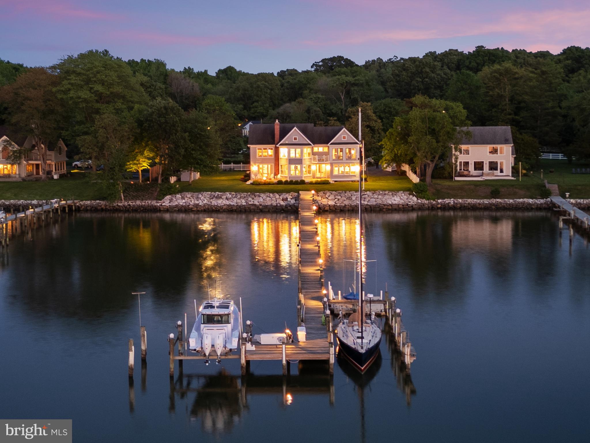 1100 Steamboat Road Shady Side, MD 20764 - Photo 4 of 81 a view of a lake with boats