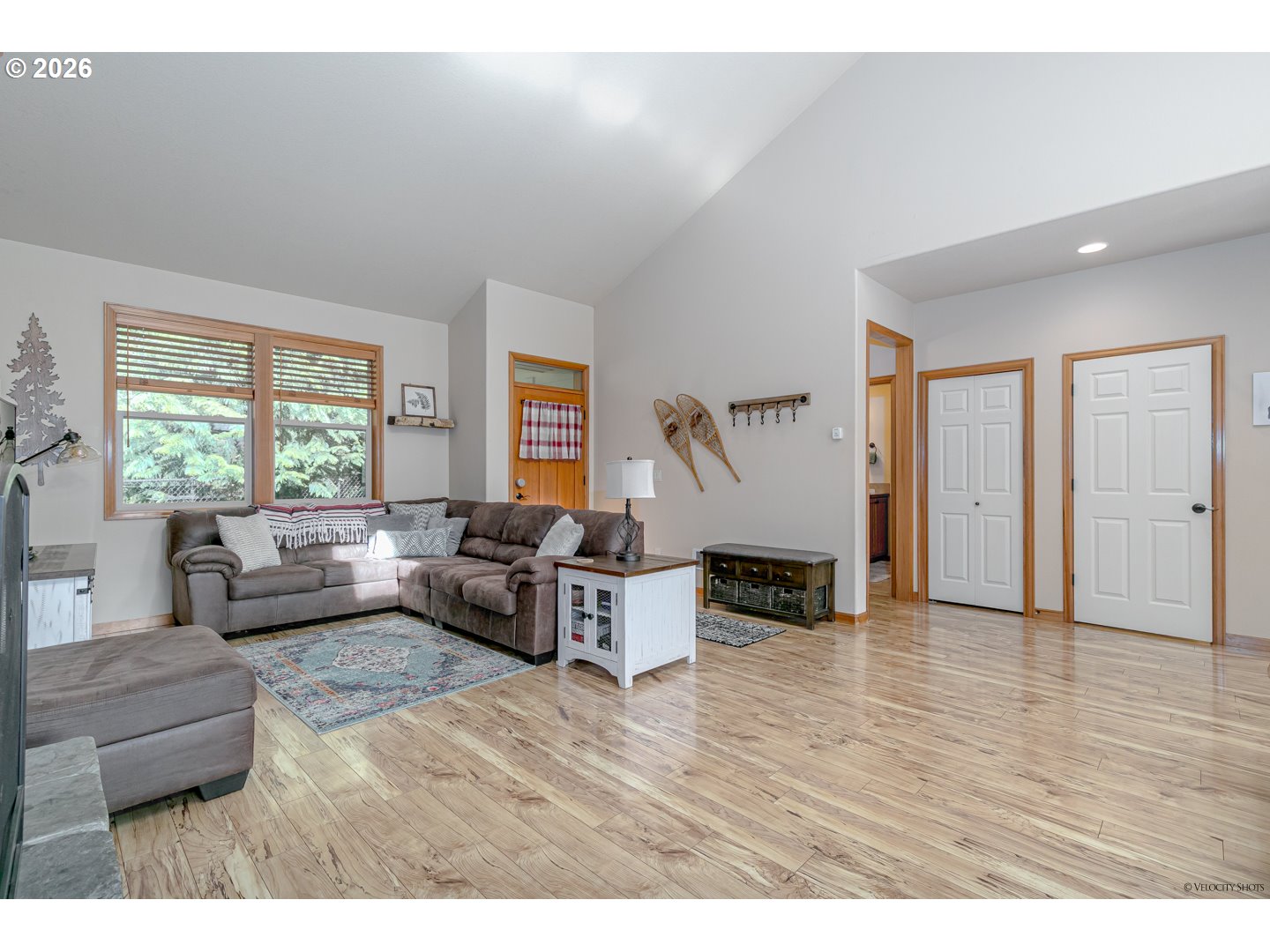 64636 Mc Intyre Road Rhododendron, OR 97049 - Photo 9 of 48 a living room with furniture and a wooden floor