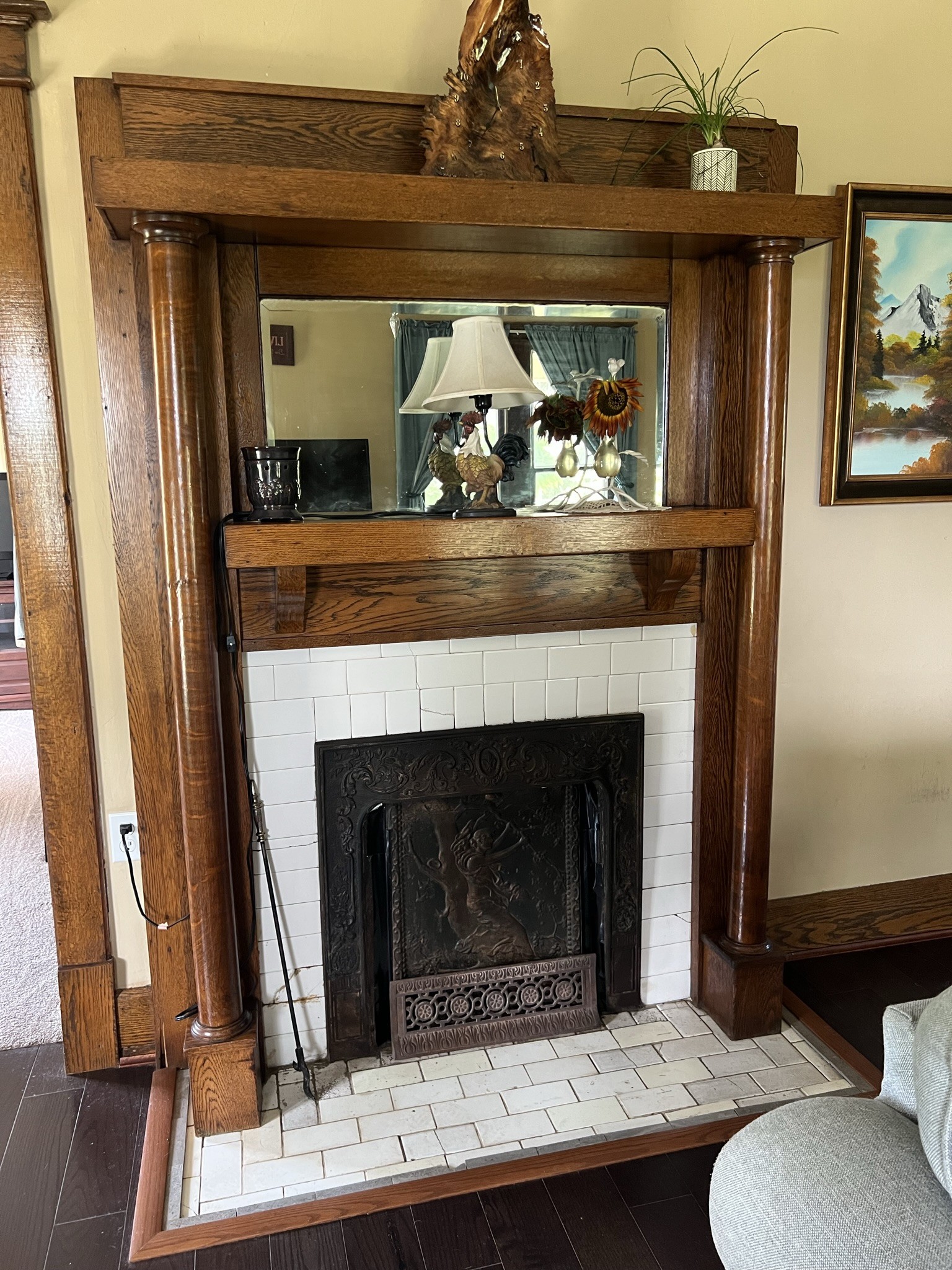 201 Butler Bridge Road Portland, TN 37148 - Photo 7 of 51 a living room with furniture and a fireplace