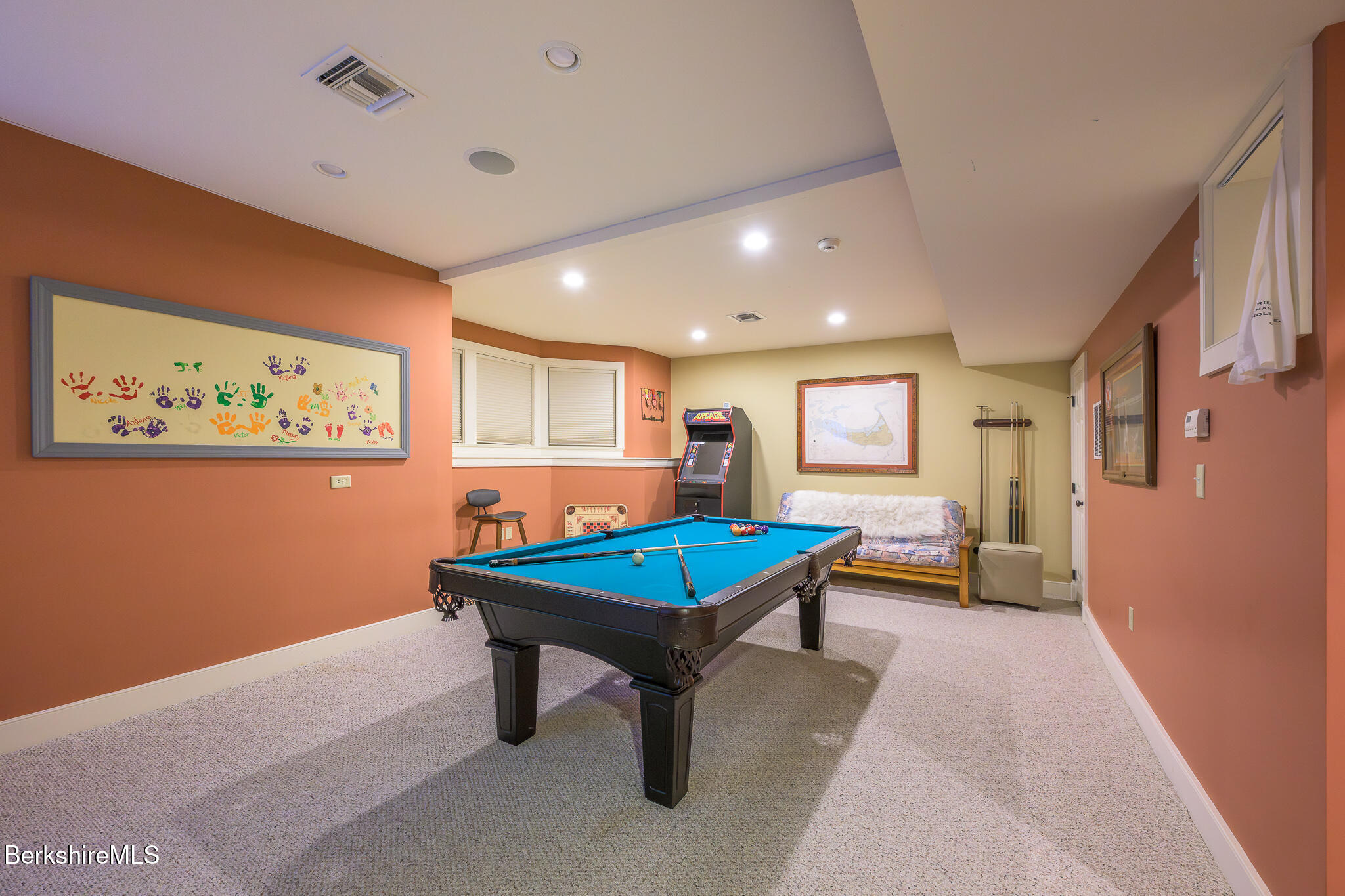 430 Lenox Road Richmond, MA 01254 - Photo 49 of 66 a room with furniture pool table and windows