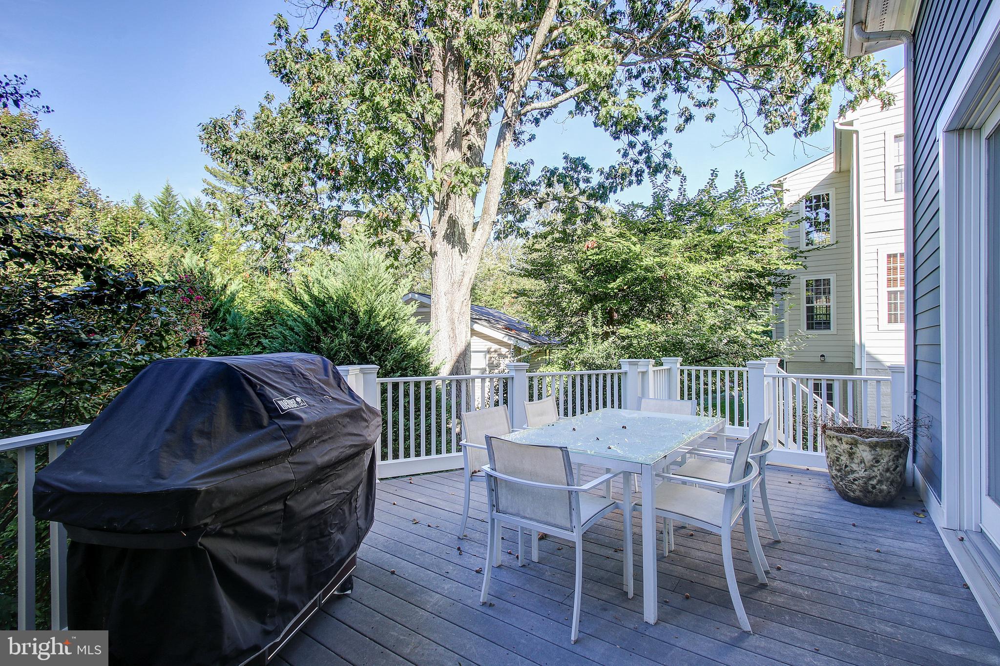 6604 Pyle Road Bethesda, MD 20817 - Photo 14 of 50 LARGE DECK OFF OF KITCHEN & FAMILY ROOM