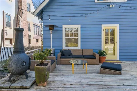 a view of a house with patio
