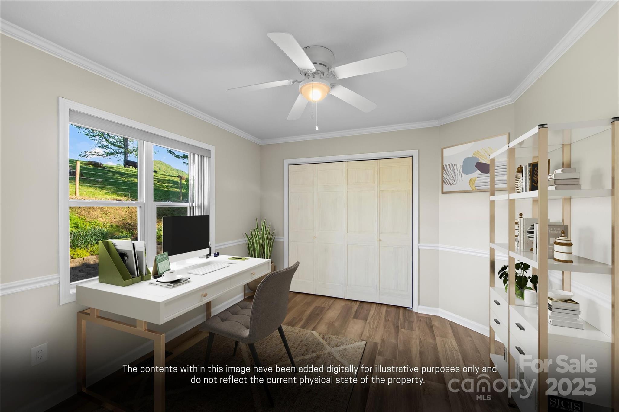 84 Halfmoon Way Clyde, NC 28721 - Photo 27 of 48 a workspace with furniture and window