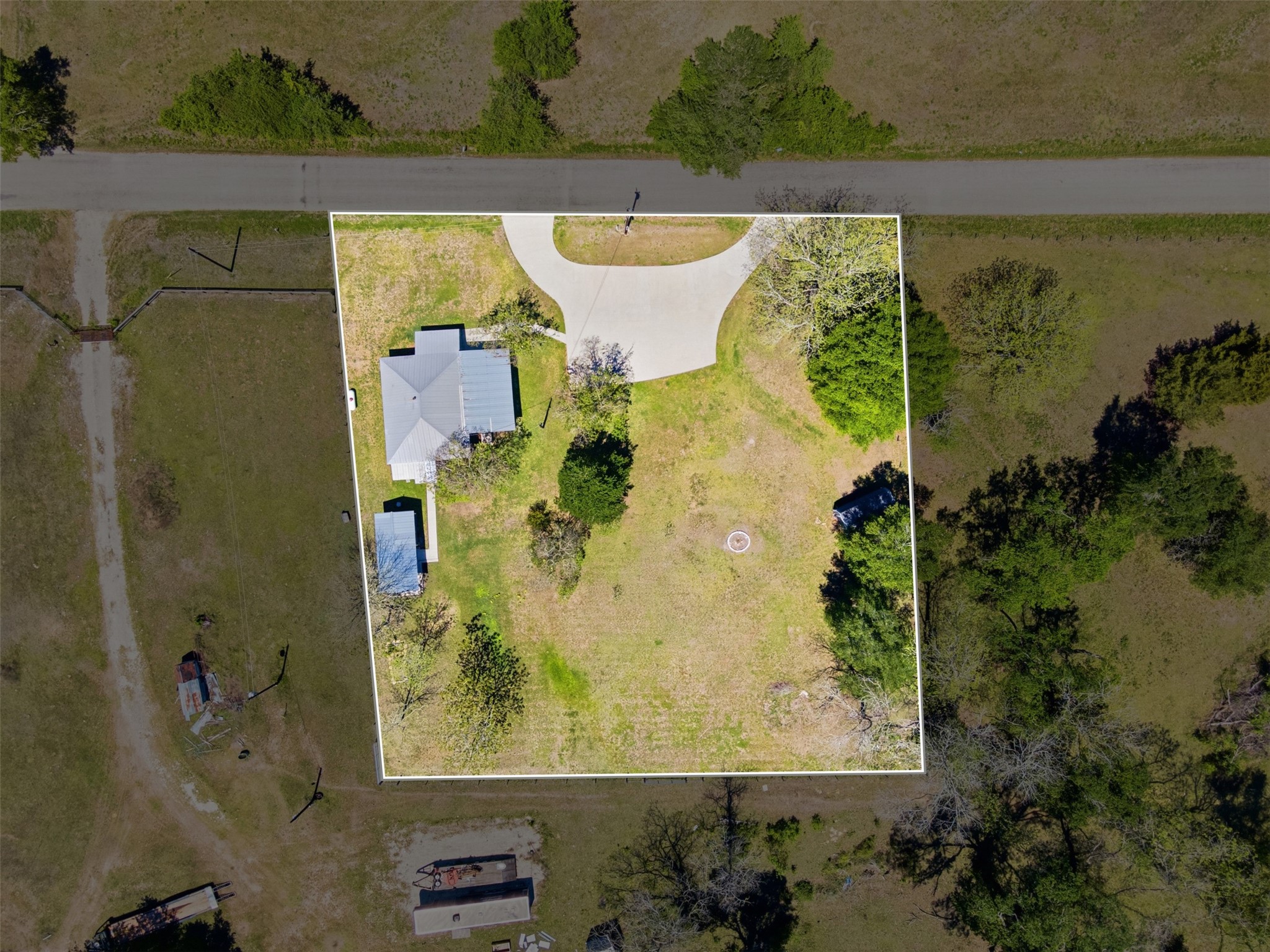 1903 Tigerpoint Road Brenham, TX 77833 - Photo 26 of 27 an aerial view of a residential houses with outdoor space