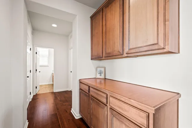 a room with storage and utility