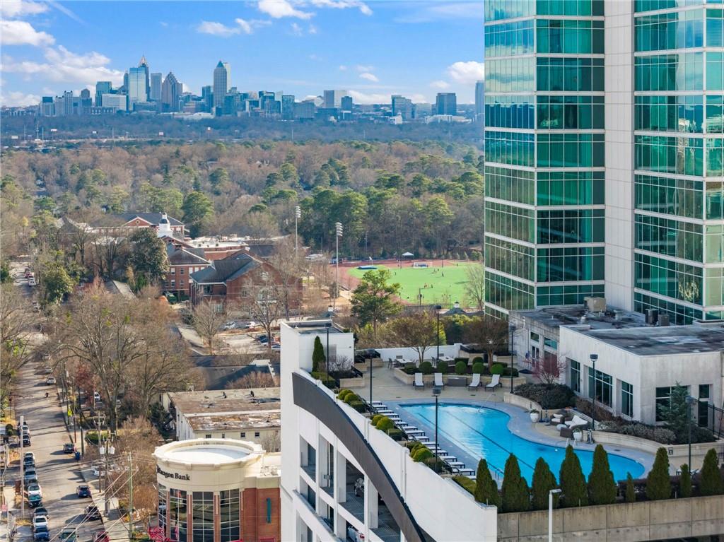 250 Pharr Road Northeast, Unit 1116 Atlanta, GA 30305 - Photo 36 of 45 a view of city with tall buildings