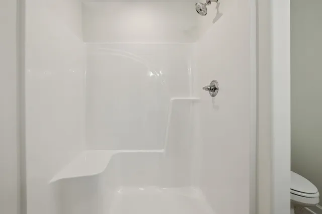 a close up of a bathtub