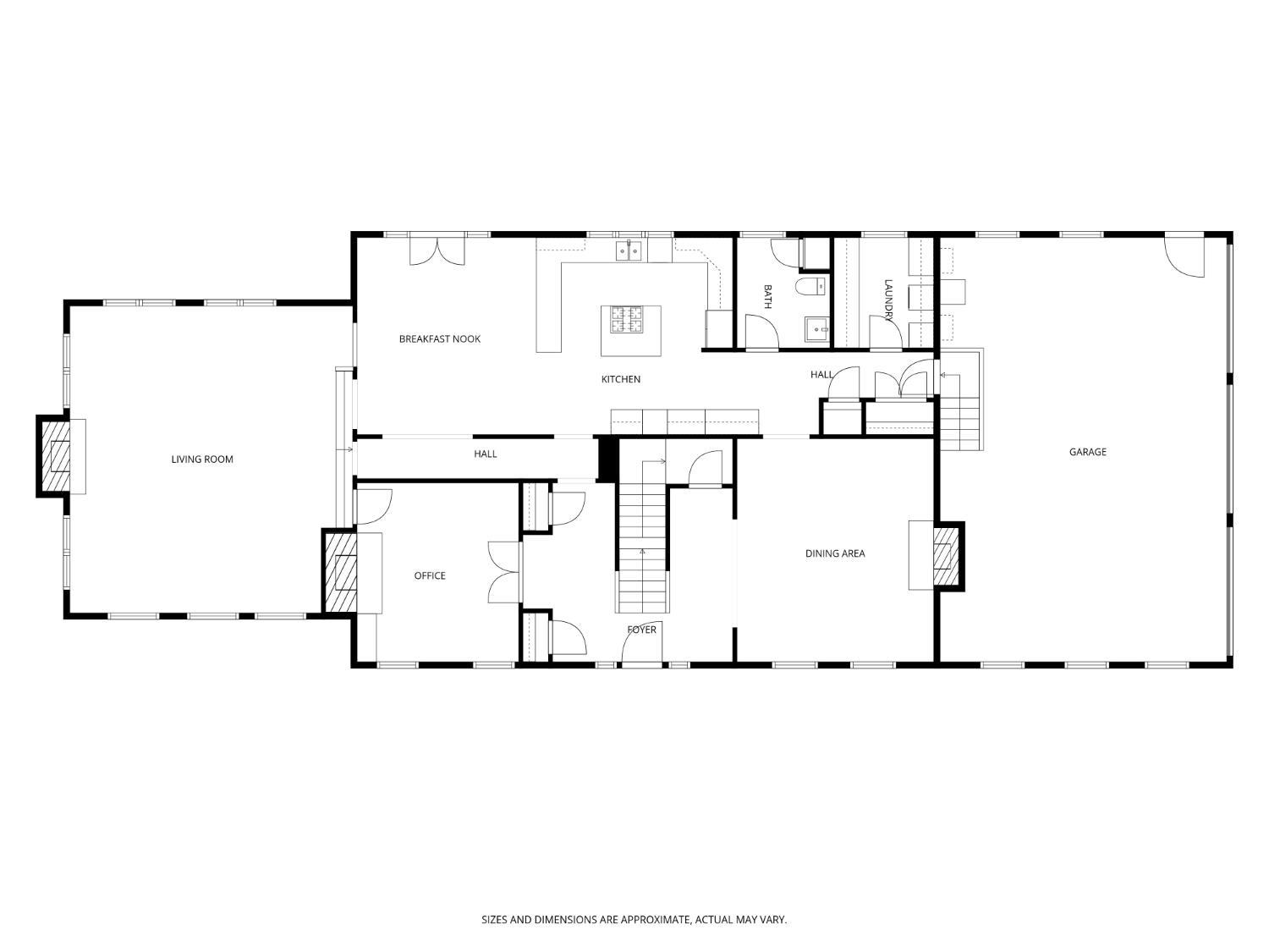 3471 Bellevue Road Forest, VA 24551 - Photo 80 of 82 Main Level Floor Plan