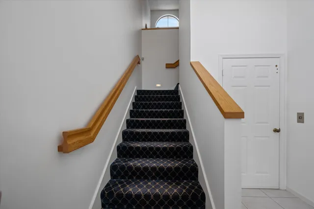 an view of a staircase