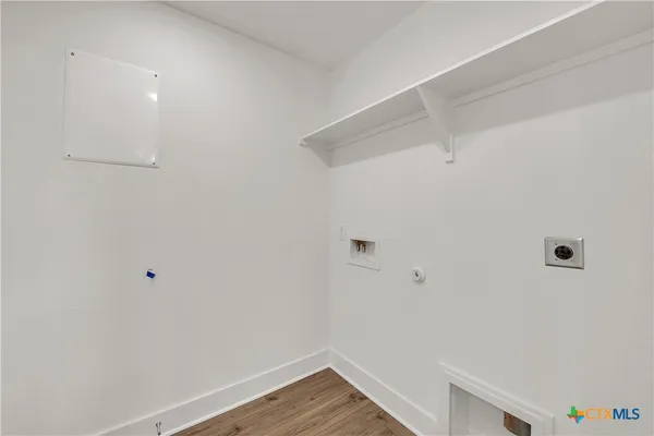 a view of small space with closet